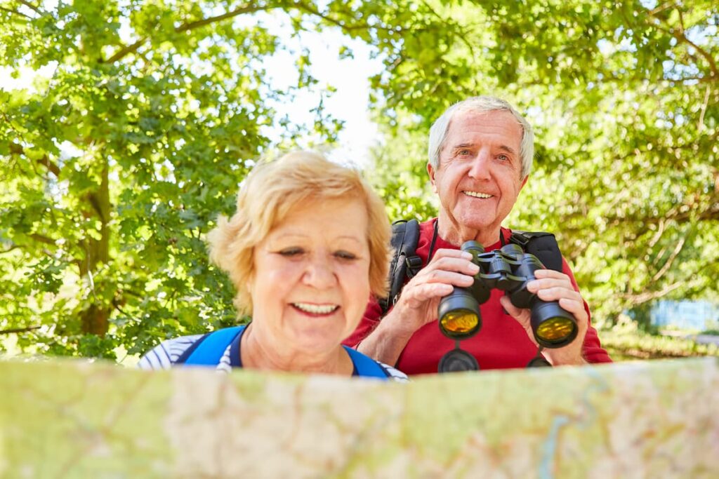 Carrollton Gardens | Senior Couple On A Nature Outing