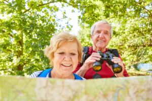 Carrollton Gardens | Senior Couple On A Nature Outing